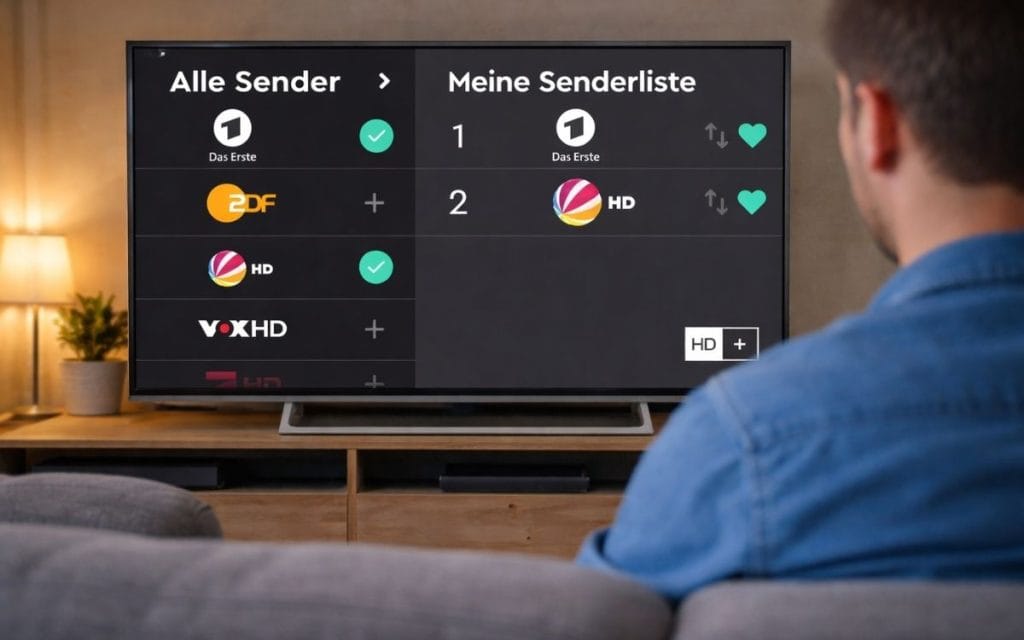 HD+ Stream Senderliste