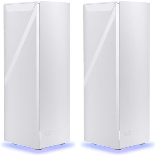 MSI WLAN-Router "Roamii BE Pro Mesh System - 2 Pack", weiß, B:11,85cm H:25,25cm T:10,8cm, Router